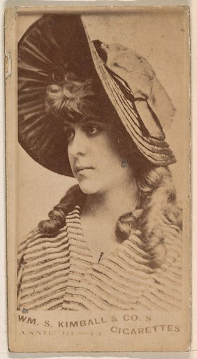 Annie Russell, from the Actresses series (N203) issued by Wm. S. Kimball & Co.