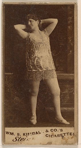 Miss Stein, from the Actresses series (N203) issued by Wm. S. Kimball & Co.