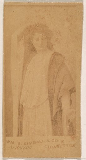 Miss Anderson, from the Actresses series (N203) issued by Wm. S. Kimball & Co.