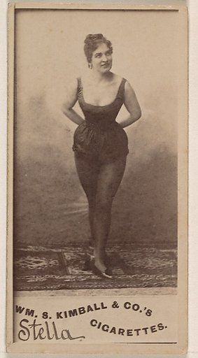 Miss Stella, from the Actresses series (N203) issued by Wm. S. Kimball & Co.
