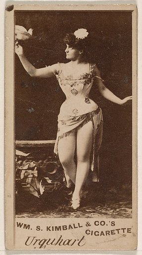Miss Urquhart, from the Actresses series (N203) issued by Wm. S. Kimball & Co.