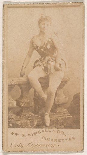 Lady Alphonsene, from the Actresses series (N203) issued by Wm. S. Kimball & Co.