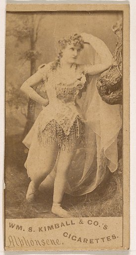 Lady Alphonsene, from the Actresses series (N203) issued by Wm. S. Kimball & Co.