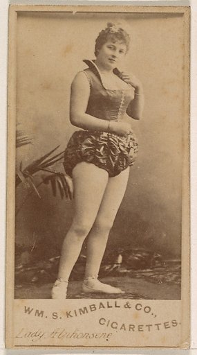 Lady Alphonsene, from the Actresses series (N203) issued by Wm. S. Kimball & Co.