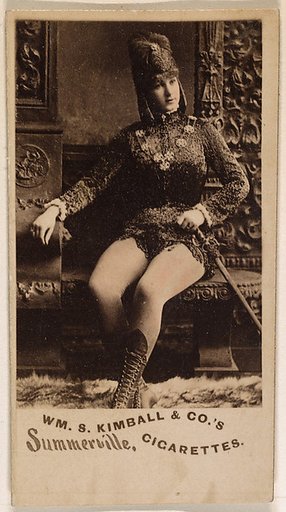 Miss Summerville, from the Actresses series (N203) issued by Wm. S. Kimball & Co.