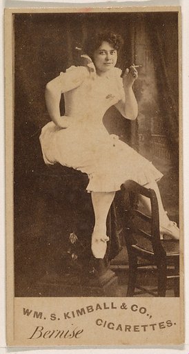 Miss Bernise, from the Actresses series (N203) issued by Wm. S. Kimball & Co.