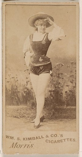 Miss Morris, from the Actresses series (N203) issued by Wm. S. Kimball & Co.