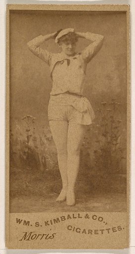Miss Morris, from the Actresses series (N203) issued by Wm. S. Kimball & Co.