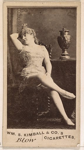 Miss Blow, from the Actresses series (N203) issued by Wm. S. Kimball & Co.
