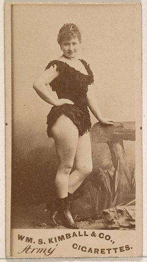 Miss Army, from the Actresses series (N203) issued by Wm. S. Kimball & Co.