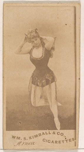 Miss Arnea, from the Actresses series (N203) issued by Wm. S. Kimball & Co.