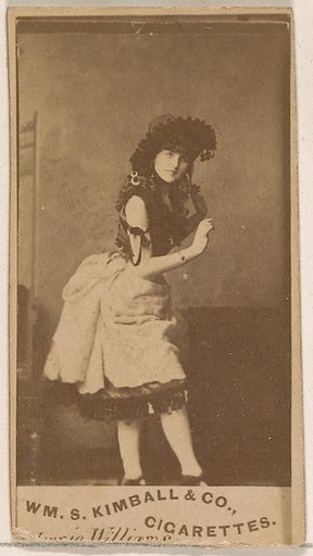 Lucia Willimme, from the Actresses series (N203) issued by Wm. S. Kimball & Co.