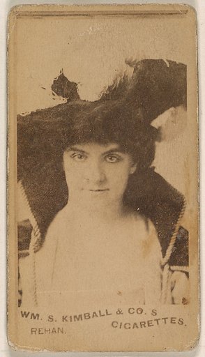 Ada Rehan, from the Actresses series (N203) issued by Wm. S. Kimball & Co.
