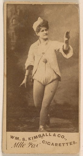 Mlle Fai, from the Actresses series (N203) issued by Wm. S. Kimball & Co.