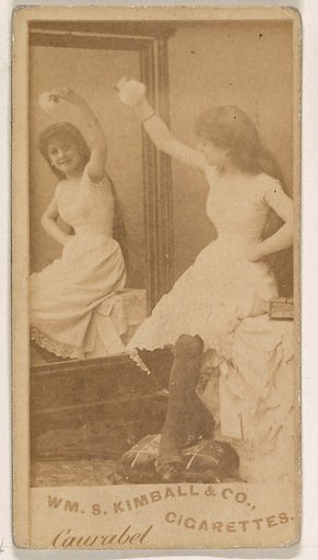 Miss Caurabel, from the Actresses series (N203) issued by Wm. S. Kimball & Co.