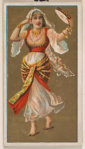 Alme, from National Dances (N225, Type 1) issued by Kinney Bros.