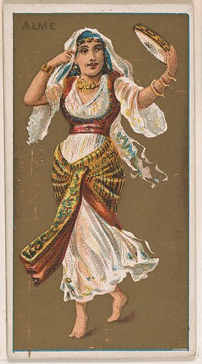 Alme, from National Dances (N225, Type 1) issued by Kinney Bros.