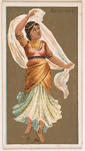 Bayadere, from National Dances (N225, Type 1) issued by Kinney Bros.
