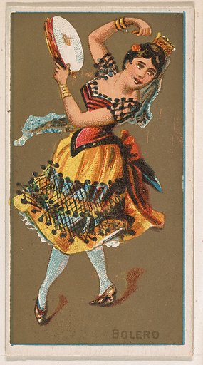 Bolero, from National Dances (N225, Type 1) issued by Kinney Bros.