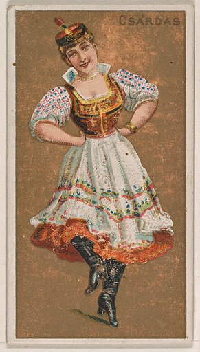 Csardas, from National Dances (N225, Type 1) issued by Kinney Bros.