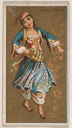 Greek Waltz, from National Dances (N225, Type 1) issued by Kinney Bros.