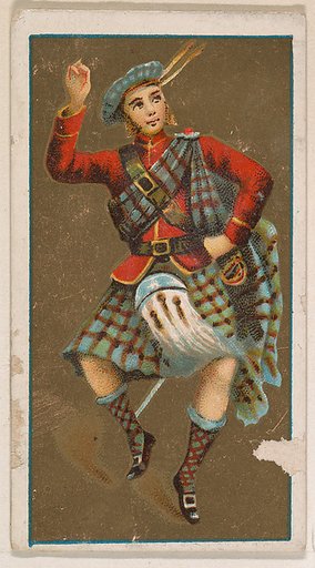Highland Fling, from National Dances (N225, Type 1) issued by Kinney Bros.
