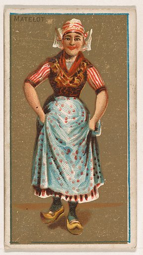 Matelot, from National Dances (N225, Type 1) issued by Kinney Bros.