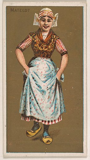 Matelot, from National Dances (N225, Type 1) issued by Kinney Bros.