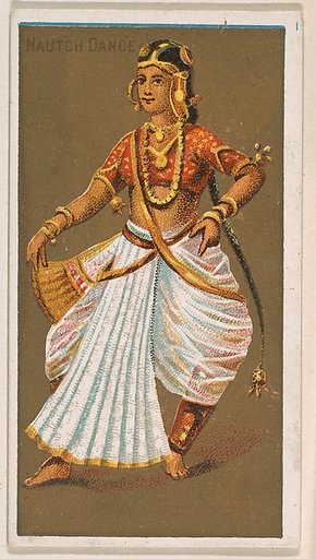 Nautch-Dance, from National Dances (N225, Type 1) issued by Kinney Bros.