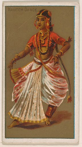Nautch-Dance, from National Dances (N225, Type 1) issued by Kinney Bros.