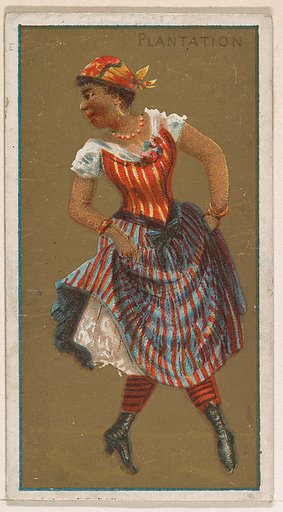 Plantation, from National Dances (N225, Type 1) issued by Kinney Bros.