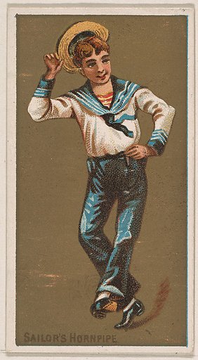 Sailor's Hornpipe, from National Dances (N225, Type 1) issued by Kinney Bros.