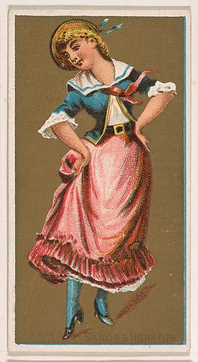 Sailor's Hornpipe, from National Dances (N225, Type 1) issued by Kinney Bros.