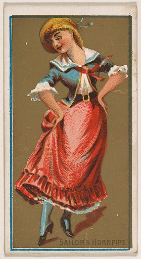 Sailor's Hornpipe, from National Dances (N225, Type 1) issued by Kinney Bros.
