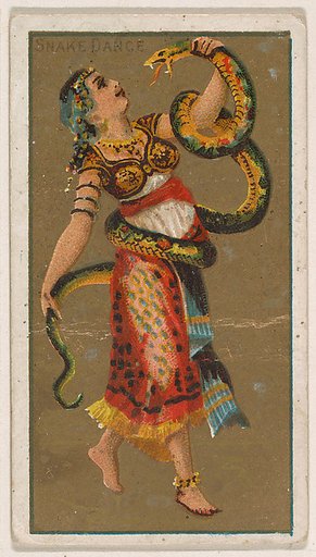 Snake Dance, from National Dances (N225, Type 1) issued by Kinney Bros.