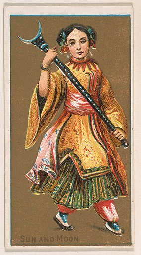 Sun and Moon, from National Dances (N225, Type 1) issued by Kinney Bros.