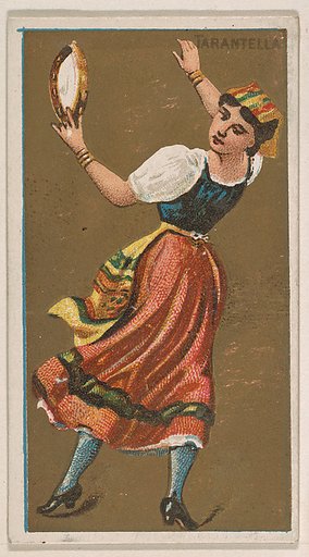 Tarantella, from National Dances (N225, Type 1) issued by Kinney Bros.