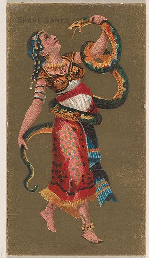Snake Dance, from National Dances (N225, Type 2) issued by Kinney Bros.