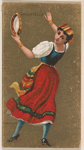 Tarantella, from National Dances (N225, Type 2) issued by Kinney Bros.