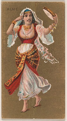 Alme, from National Dances (N225, Type 2) issued by Kinney Bros.