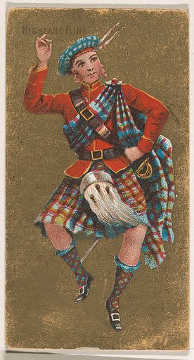 Highland Fling, from National Dances (N225, Type 2) issued by Kinney Bros.