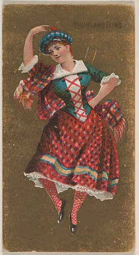 Highland Fling, from National Dances (N225, Type 2) issued by Kinney Bros.