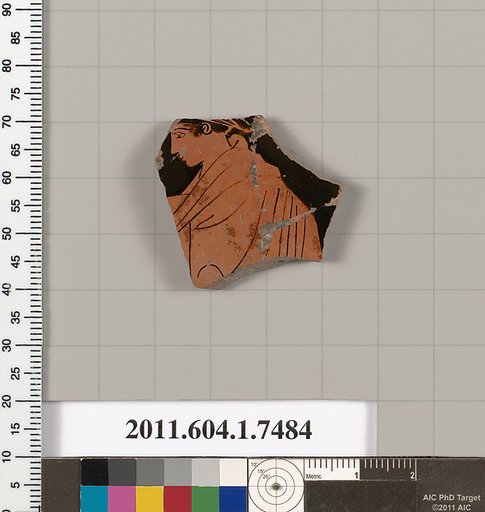 Terracotta fragment of a kylix (drinking cup)