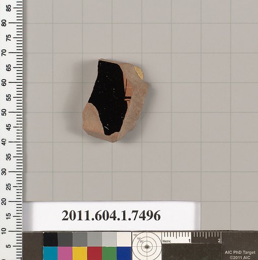 Terracotta fragment of a kylix (drinking cup)