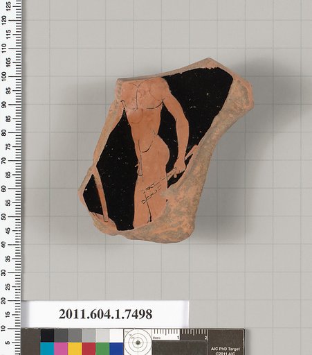 Terracotta fragment of a kylix (drinking cup)