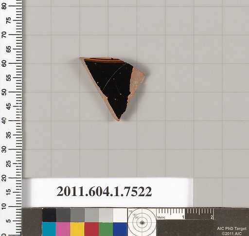 Terracotta fragment of a kylix (drinking cup)