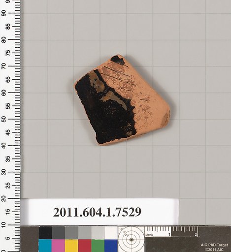 Terracotta fragment of a kylix (drinking cup)
