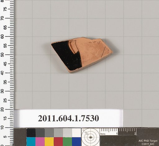 Terracotta fragment of a kylix (drinking cup)