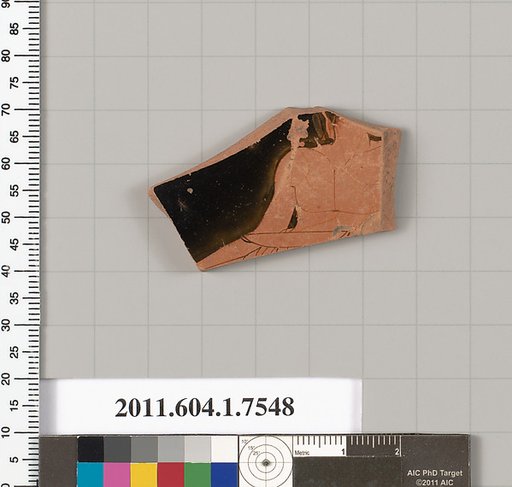 Terracotta fragment of a kylix (drinking cup)