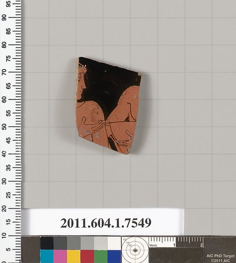 Terracotta fragment of a kylix (drinking cup)